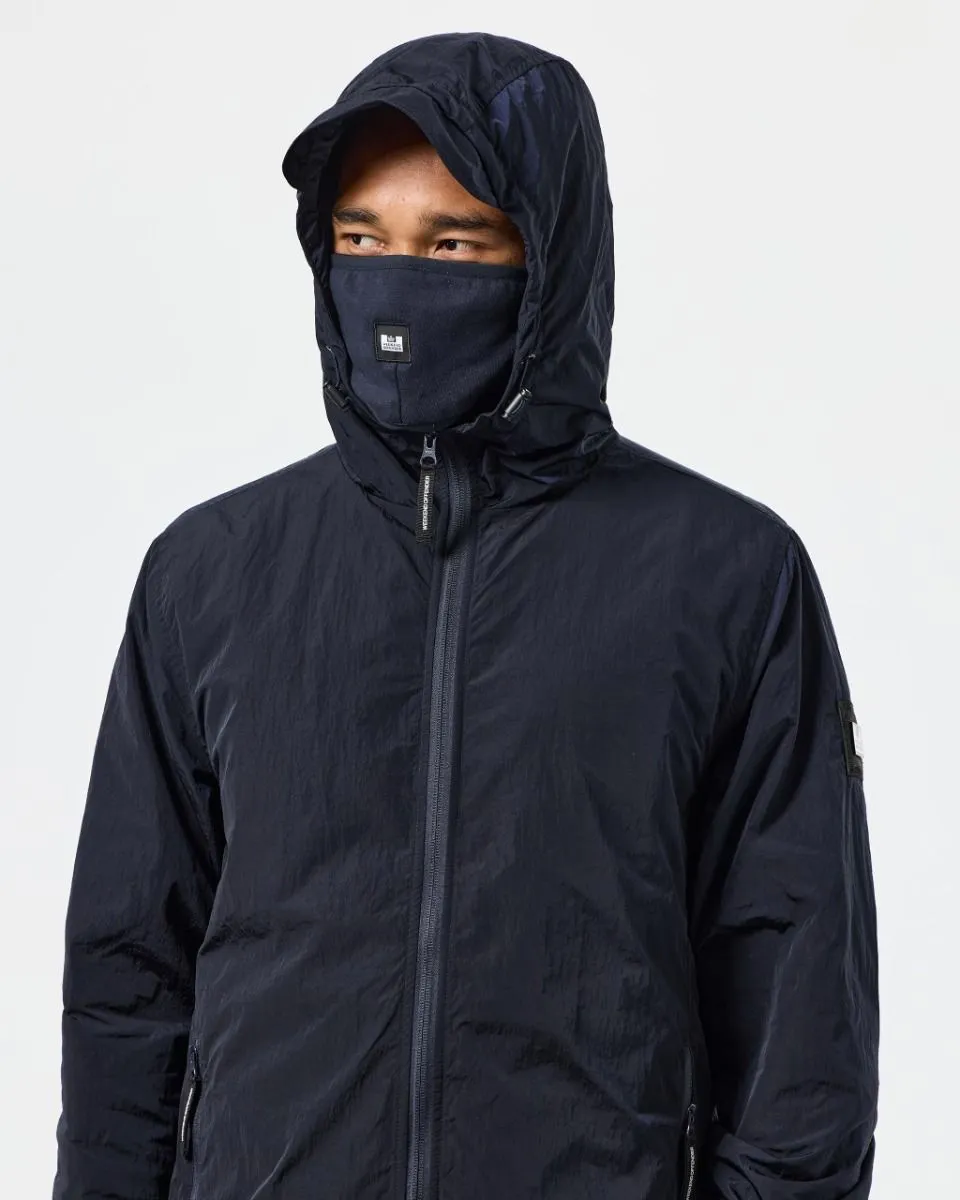 Weekend Offender Technician Facemask Fleece Lined Jacket Navy