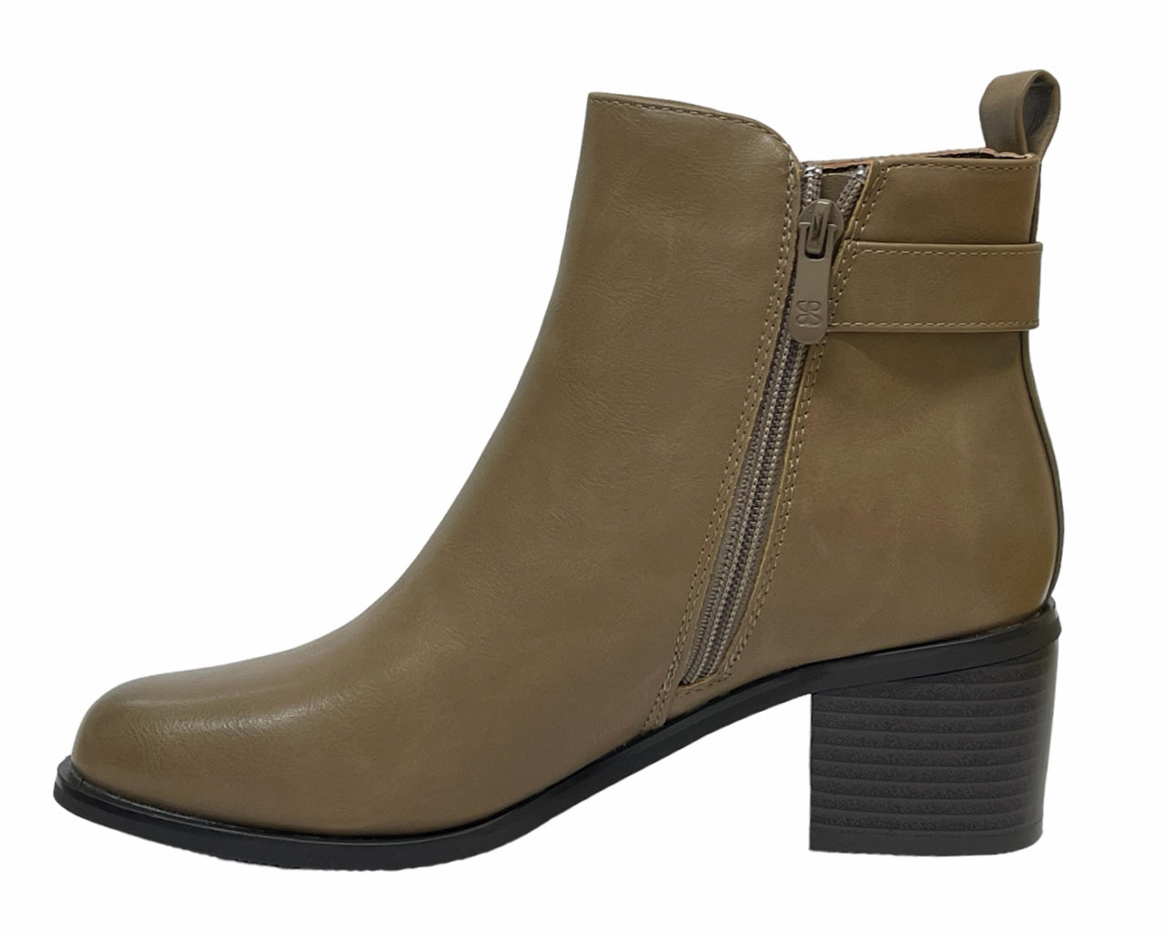 Women's Block Heel Elasticated Gusset Ankle Boots