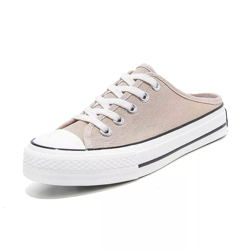 Women's Fashion Daily Solid Color Slip On Canvas Sneakers