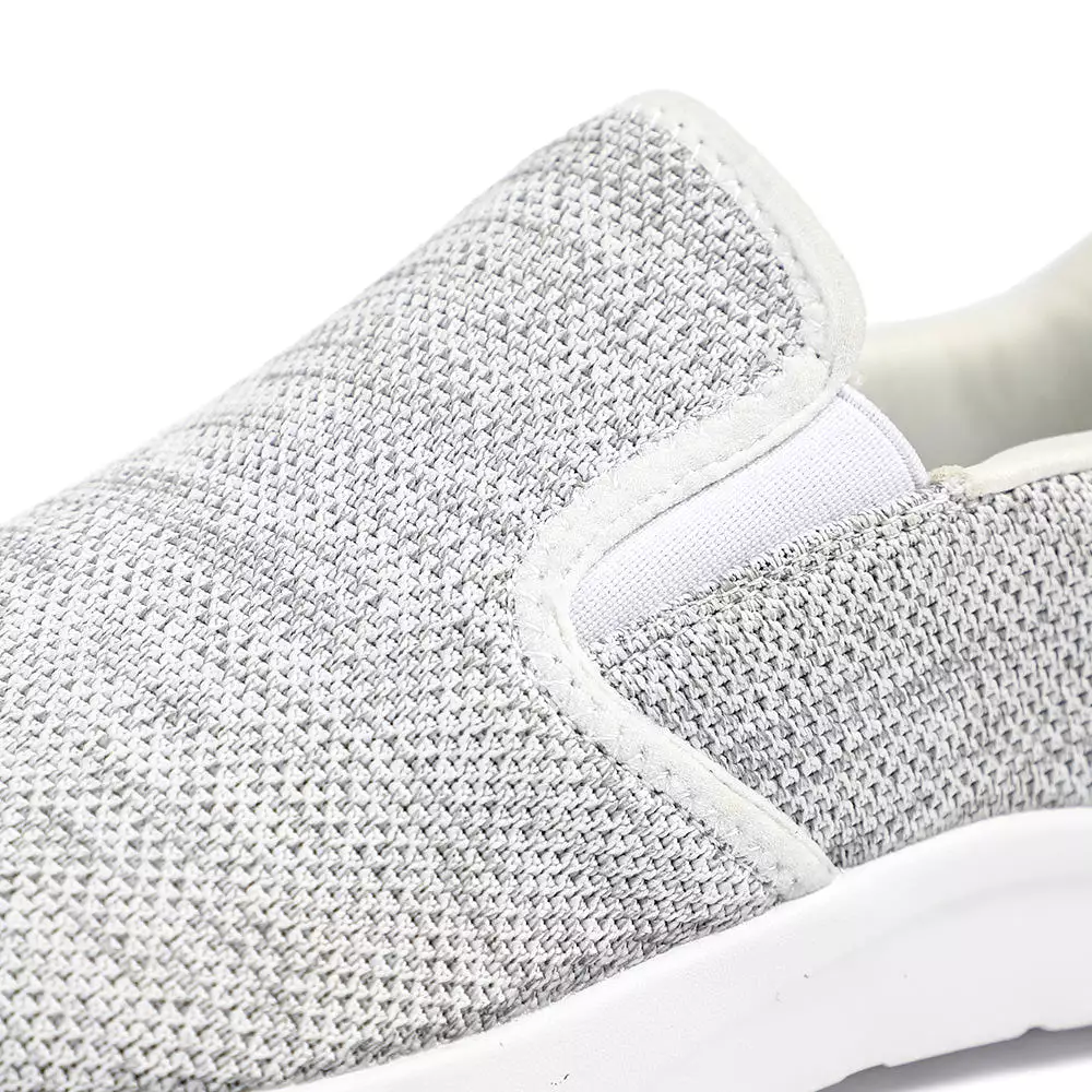 Xflow Foam Women's Slip On Walking Shoes Lightweight Casual Running Sneakers - White Grey