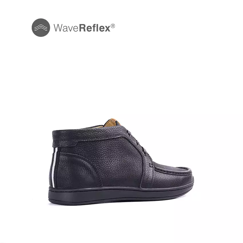 Yves Chukka Men's Shoes - Black Oiled Tumbled