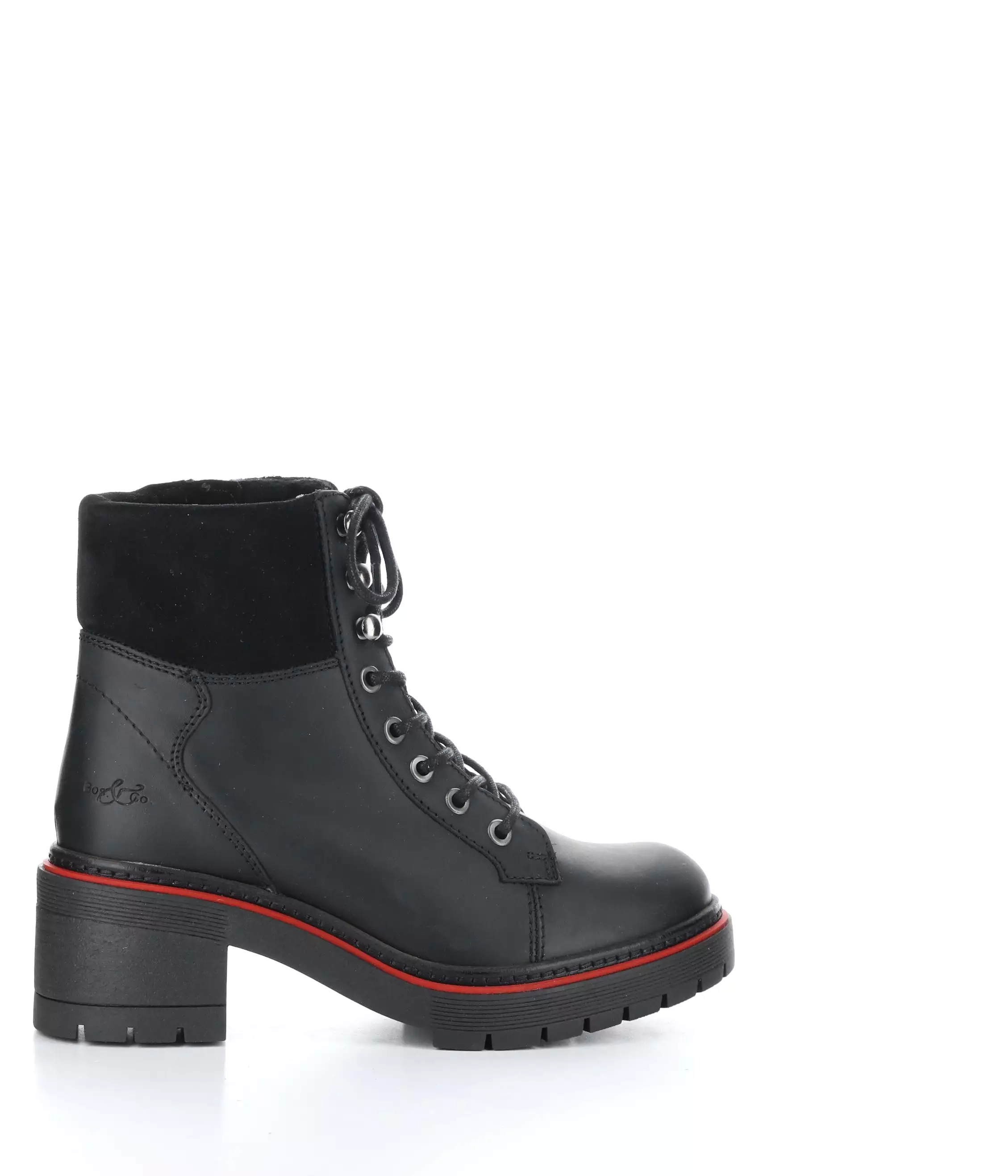 ZOA BLACK Round Toe Boots