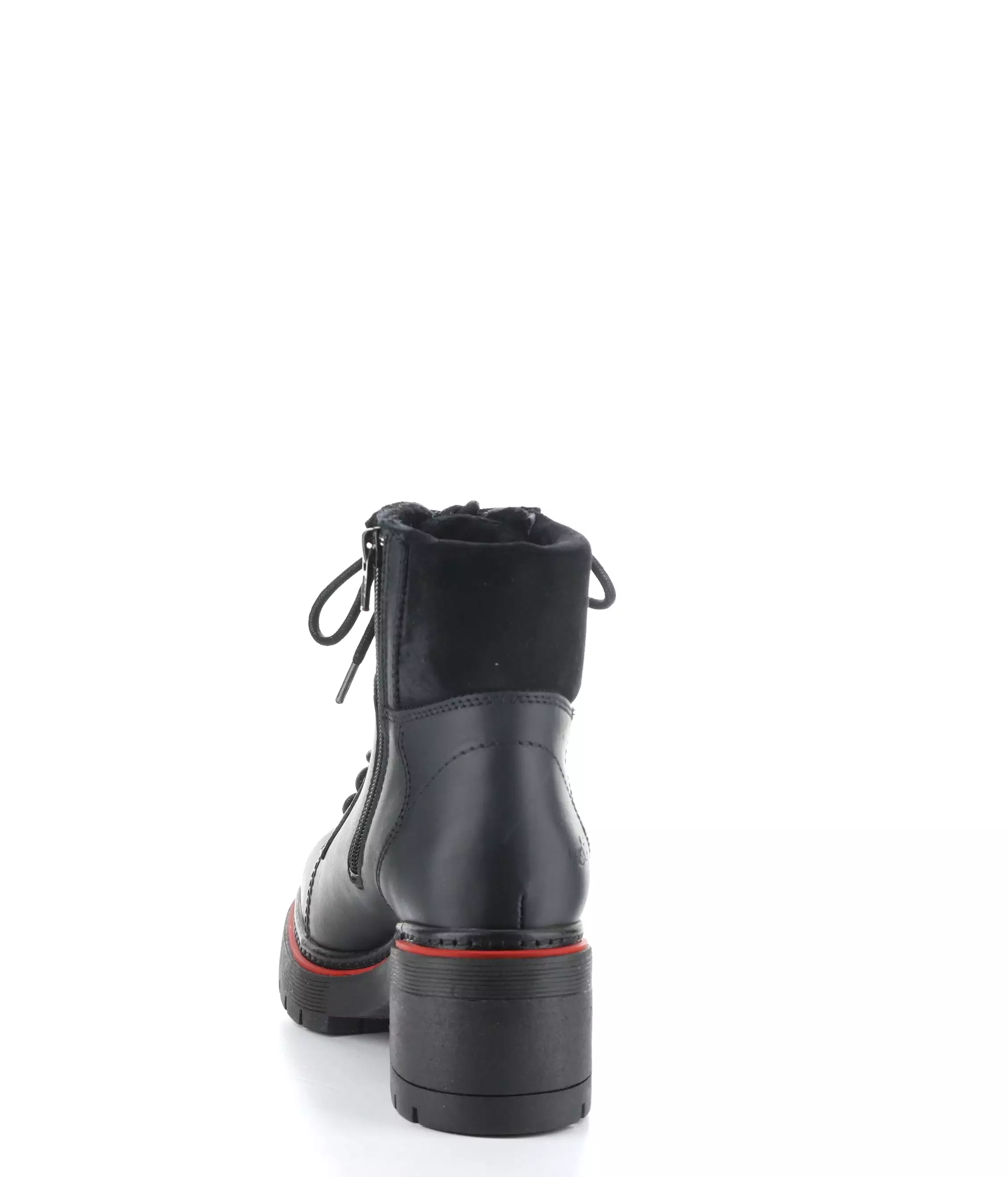 ZOA BLACK Round Toe Boots