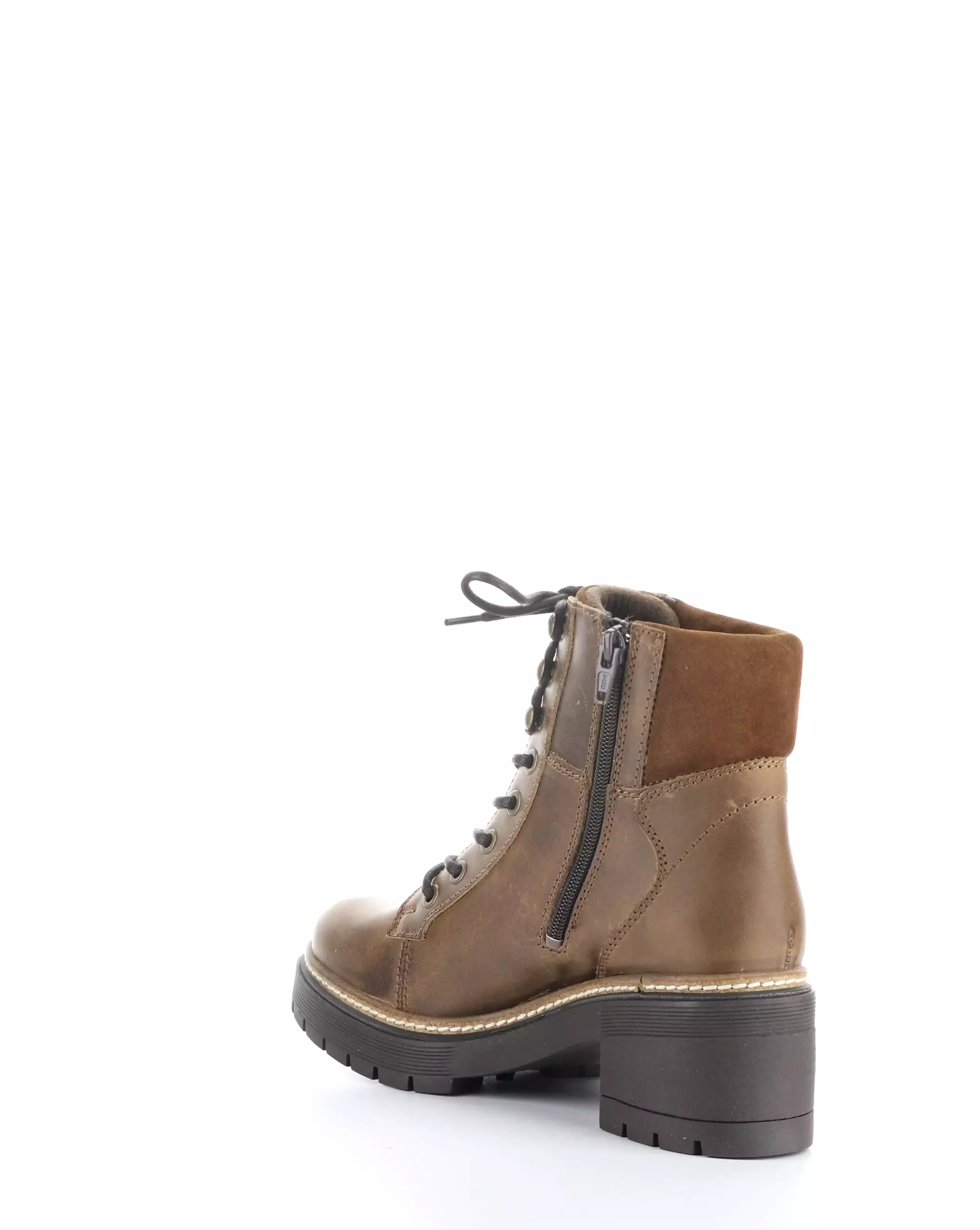 ZOA CAMEL/REDWOOD Round Toe Boots