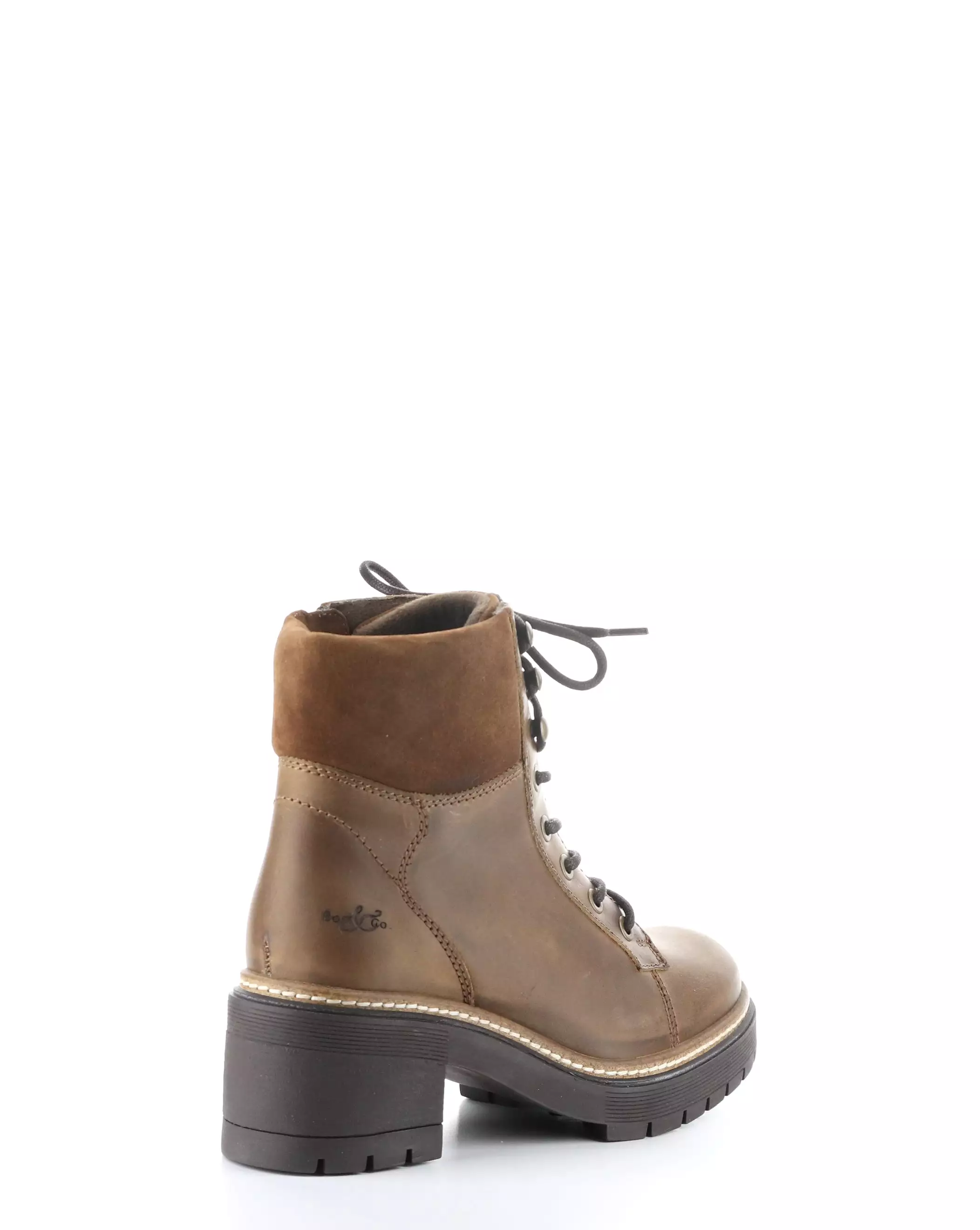 ZOA CAMEL/REDWOOD Round Toe Boots