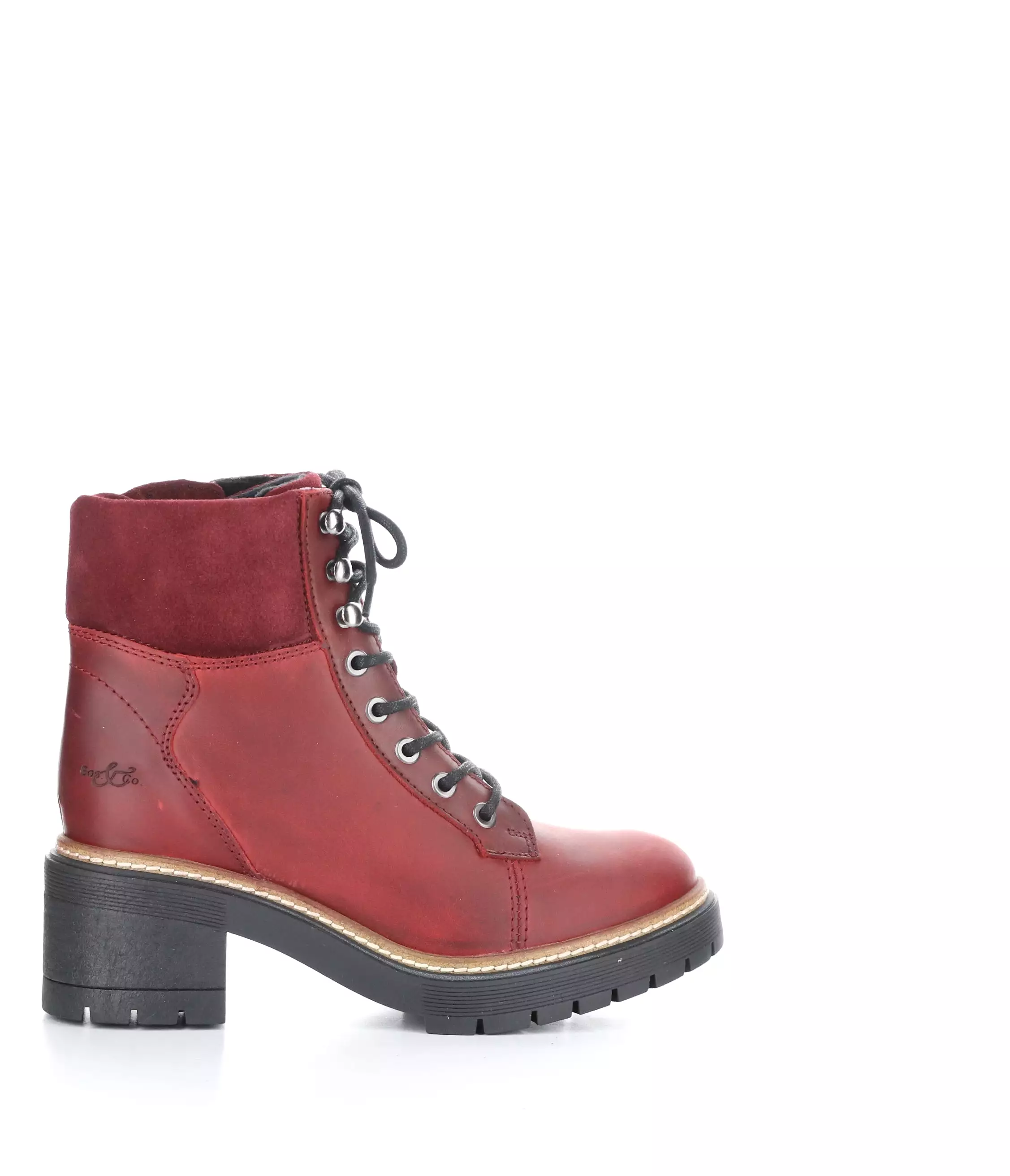 ZOA SCARLET/SANGRIA Round Toe Boots